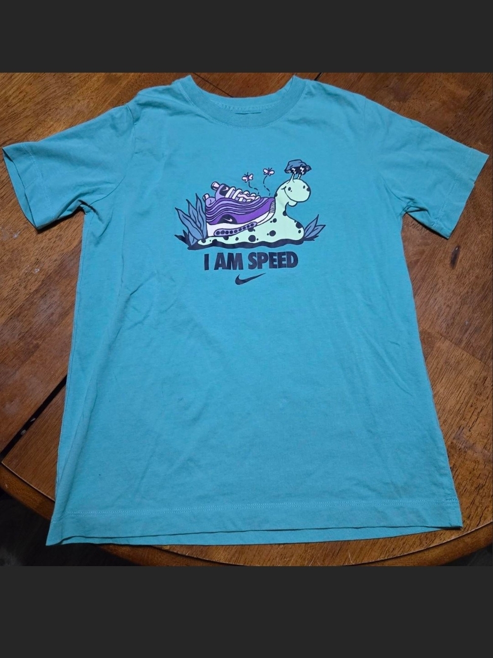 Nike Kids Aqua Snail Graphic Tee
